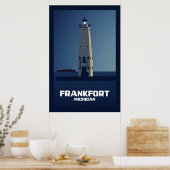 Poster Phare de Frankfort, Michigan (Cuisine)