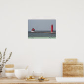 Poster Phare de Grand Haven - Michigan (Cuisine)