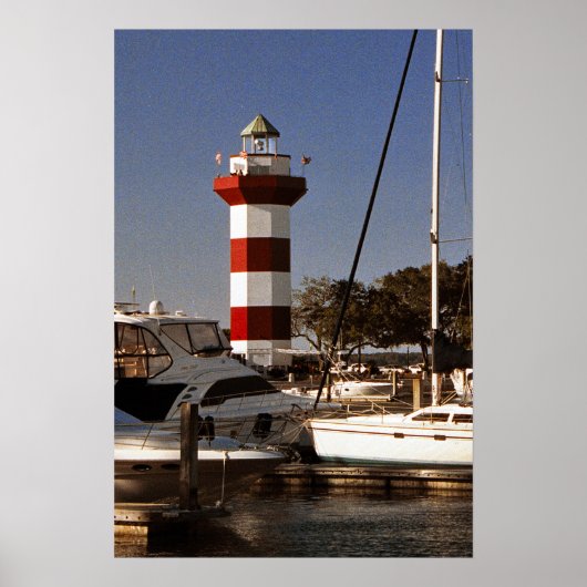 Poster Phare de Harbour Town (Devant)
