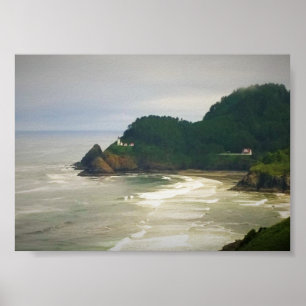 Poster Phare de Heceta Head, OU