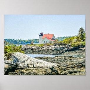 Poster Phare de Hendricks Head Maine