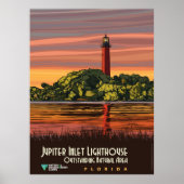 Poster Phare de Jupiter Inlet Floride (Devant)