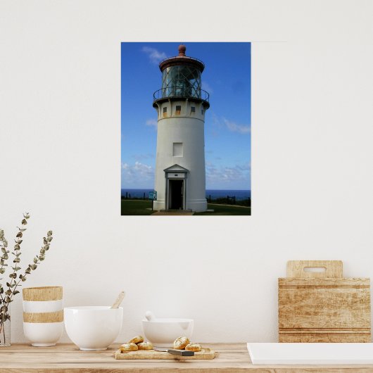 Poster Phare de Kauai (Cuisine)