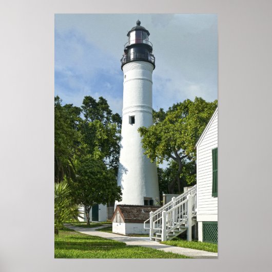 Poster Phare de Key West, Floride (Devant)