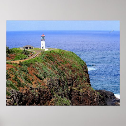 Poster Phare de Kilauea sur Kauai (Devant)