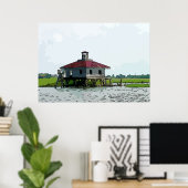 Poster Phare de la Nouvelle-Orléans (Bureau à domicile)