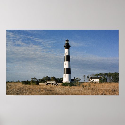 Poster Phare de l'île de Bodie (Devant)