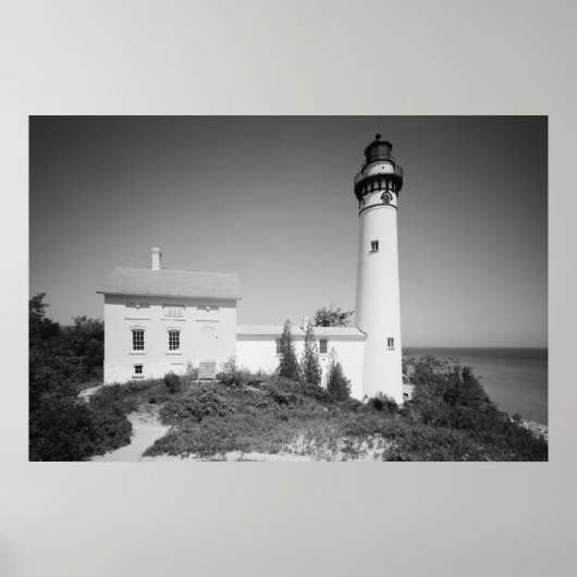 Poster Phare de l'île Manitou (Devant)