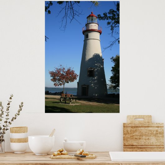 Poster Phare de Marblehead, Ohio (Cuisine)