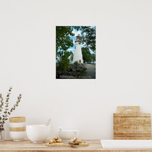 Poster Phare de Marblehead, Ohio de Marblehead (Cuisine)