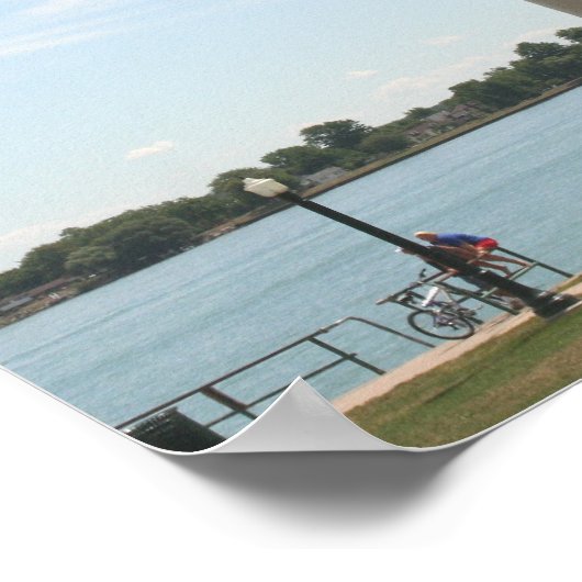 Poster Phare de Marine City (Coin)