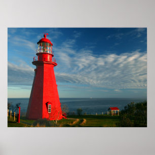 Poster Phare de Martre de La   Matane sur le Gaspé