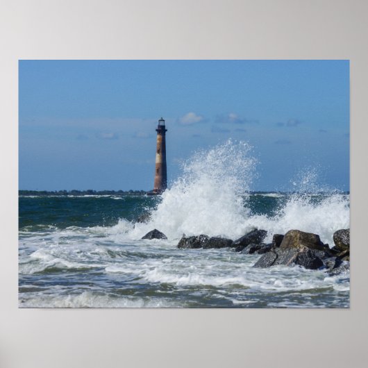 Poster Phare de Morris Island (Devant)