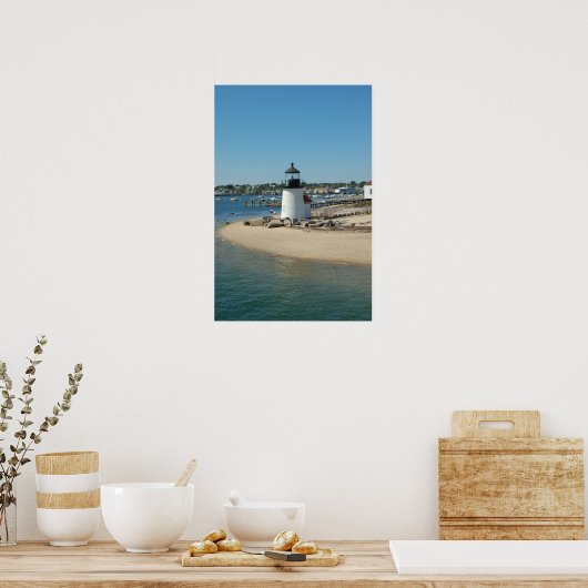 Poster Phare de Nantucket Harbour (Cuisine)