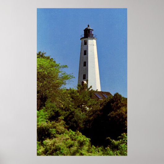 Poster Phare de New London Harbour (Devant)