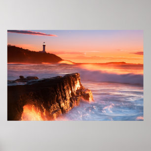 Poster Phare de Norah Head Soldiers Beach, Australie