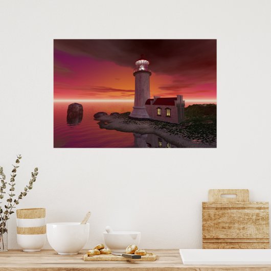 Poster Phare de North Head (Cuisine)