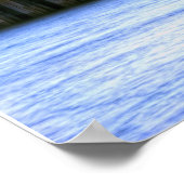 Poster Phare de North Pier avec grand navire (Coin)