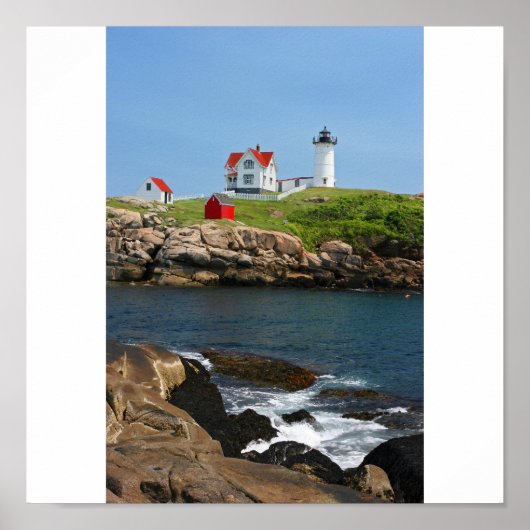 Poster Phare de Nubble (Devant)