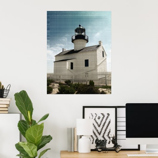 Poster Phare de Old Point Loma (Bureau à domicile)