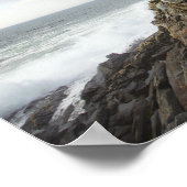 Poster Phare de Pemaquid Point sur une colline rocheuse (Coin)