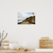 Poster Phare de Pemaquid Point sur une colline rocheuse (Cuisine)