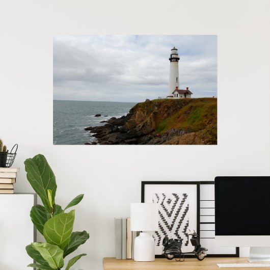 Poster Phare de Pigeon Point (Bureau à domicile)