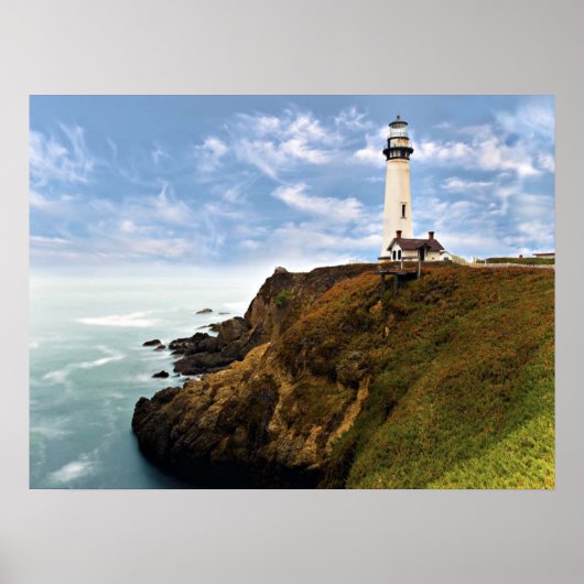 Poster Phare de Pigeon Point | Californie (Devant)