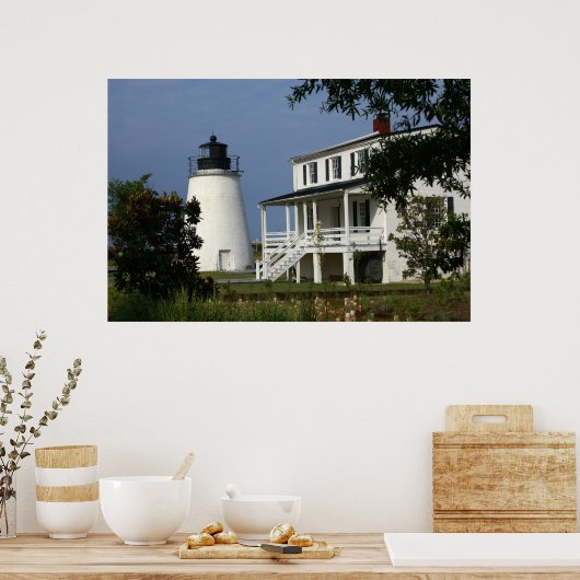 Poster Phare de Piney Point (Cuisine)