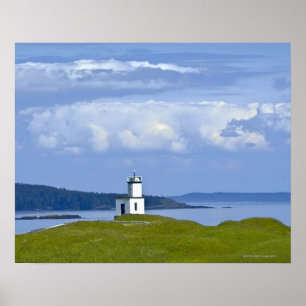 Poster Phare de point de bétail sur l'île de San Juan, WA