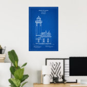 Poster Phare de Point Wilson - Washington - AD (Bureau à domicile)