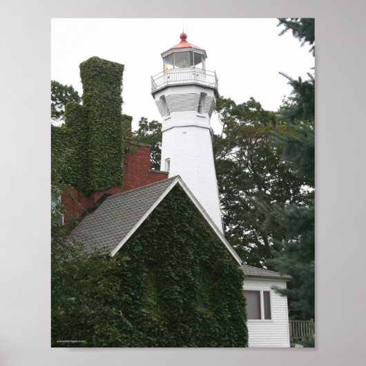 Poster Phare de Port Sanilac (Devant)