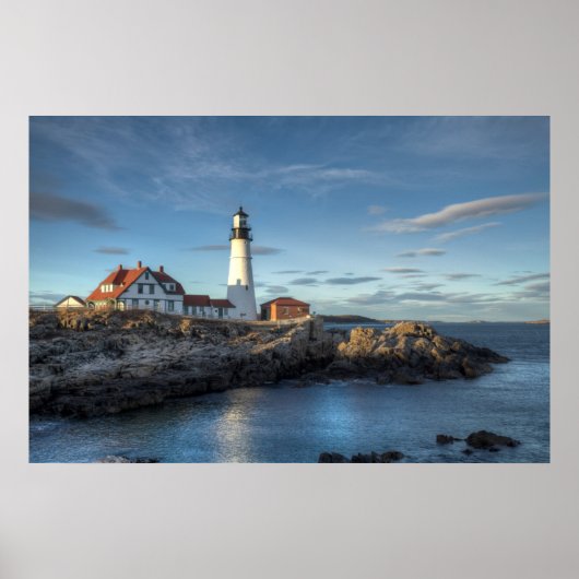 Poster Phare de Portland Head (Devant)