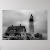 Phare de Portland Head, Cape Elizabeth ME Toile