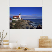 Poster Phare de Portland Head Light Maine (Cuisine)
