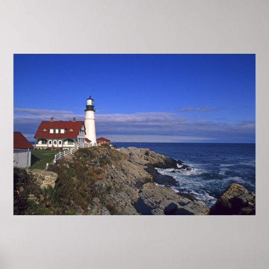 Poster Phare de Portland Head Light Maine (Devant)