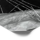 Poster Phare De Portland Head Noir Et Blanc (Coin)