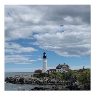 Poster Phare de Portland, Portland Maine
