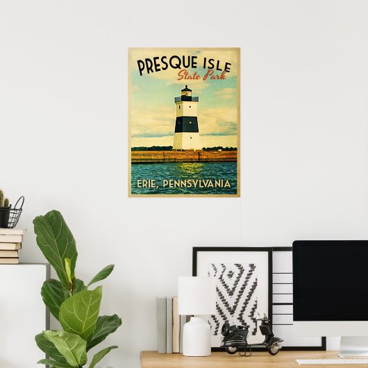Poster Phare de Presque Isle (Bureau à domicile)