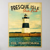 Poster Phare de Presque Isle (Devant)