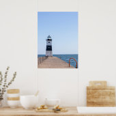 Poster Phare de Presque Isle North Pierhead (Cuisine)