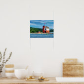 Poster Phare de Round Island (Cuisine)