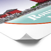 Poster Phare de Round Island (Coin)