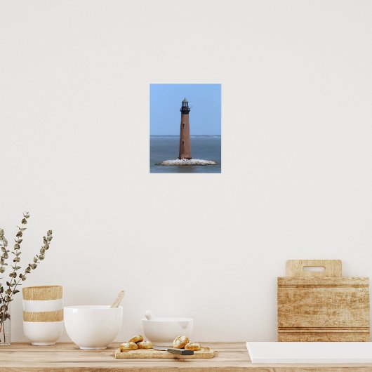 Poster phare de sable insulaire (Cuisine)