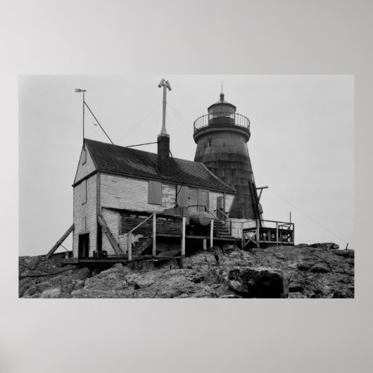 Poster Phare de Saddleback Ledge (Devant)