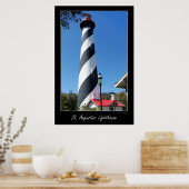 Poster Phare de Saint Augustin en Floride (Cuisine)