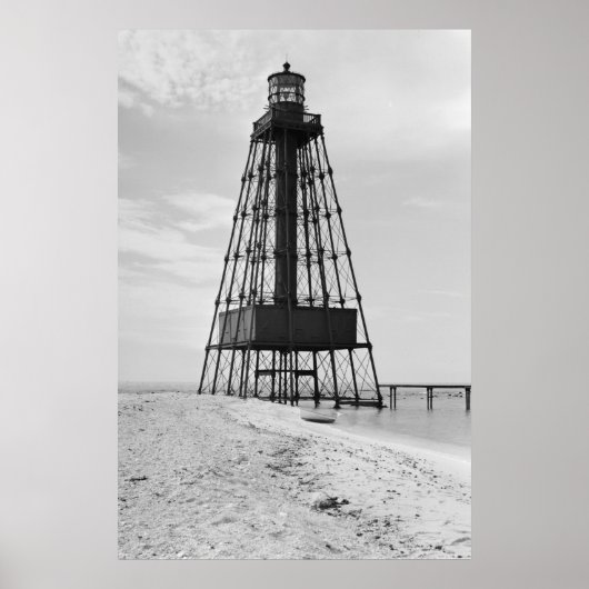 Poster Phare de Sand Key (Devant)