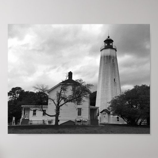 Poster Phare de Sandy Hook (Devant)