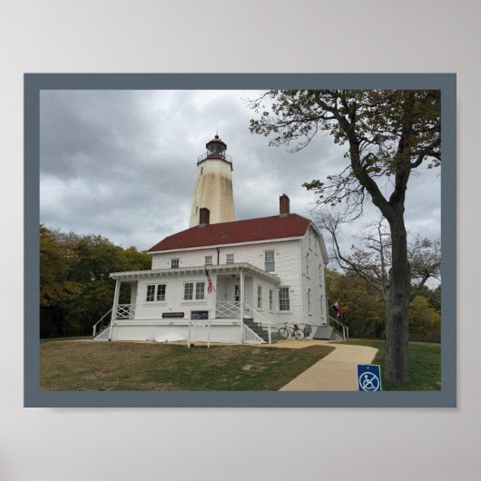 Poster Phare de Sandy Hook (Devant)