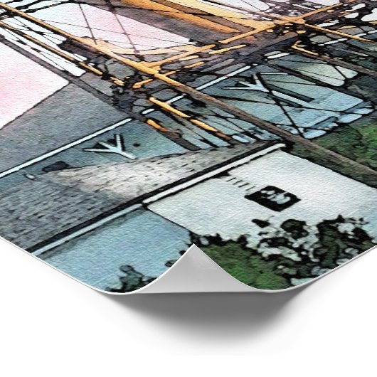 Poster phare de sanibel (Coin)